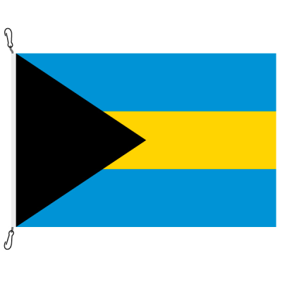 Fahne, Nation bedruckt, Bahamas, 200 x 300 cm