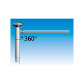 Fahnenmast-Swiss-Inline, L&#228;nge 6 m &#216; 80 mm, drehbarer Ausleger 78 cm